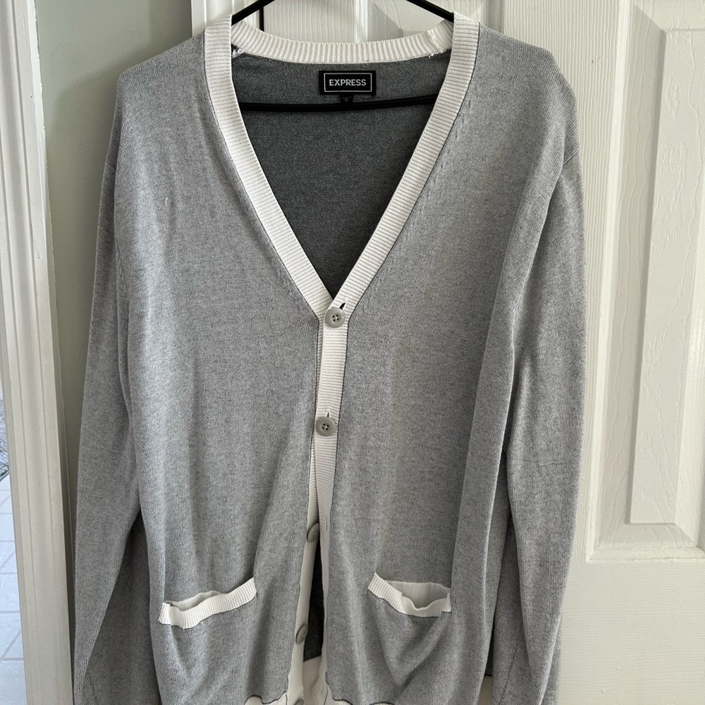 Express men’s cardigan size large